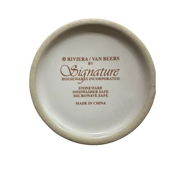 Vintage Riviera Van Beers Signature Set of 4 Mugs Night Before Christmas 11 oz. - Picture 6 of 13